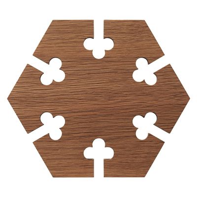 Warm Nordic Gourmet Wood Trivet hexagon Tammi | Alk. 40,09 €