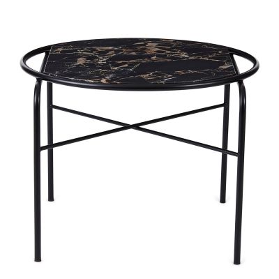 Warm Nordic Secant sohvapöytä marmori Ø 60 cm Black-gold | Alk. 646,00 €