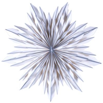 Watt & Veke Elsa joulutähti, valkoinen/hopea, 60 cm | Alk. 26,00 €