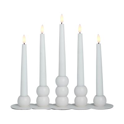 Watt & Veke Lykke yhdistettävä kynttilänjalka sis. 5 kpl LED-kynttilöitä White | Alk. 151,00 €