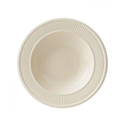 Wedgwood Edme syvä lautanen Ø 25 cm valkoinen | Alk. 25,00 €