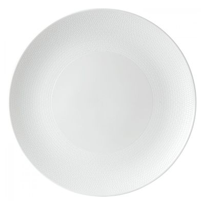 Wedgwood Gio pyöreä tarjoiluvati Ø 31 cm valkoinen