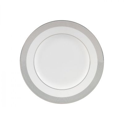 Wedgwood Vera Wang Grosgrain lautanen harmaalla reunalla Ø 20 cm | Alk. 31,50 €