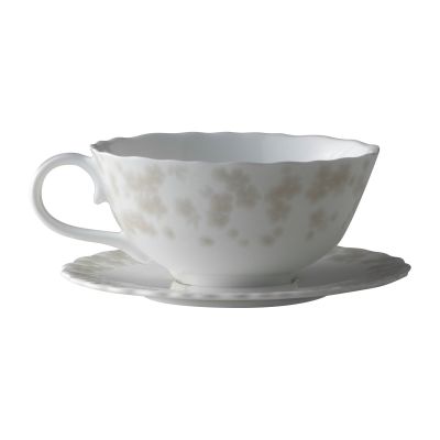 Wik & Walsøe Slåpeblom teekuppi lautasella 30 cl Harmaa | Alk. 22,00 €