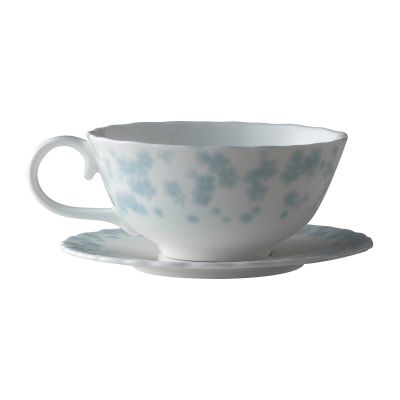 Wik & Walsøe Slåpeblom teekuppi lautasella 30 cl Sininen | Alk. 27,00 €