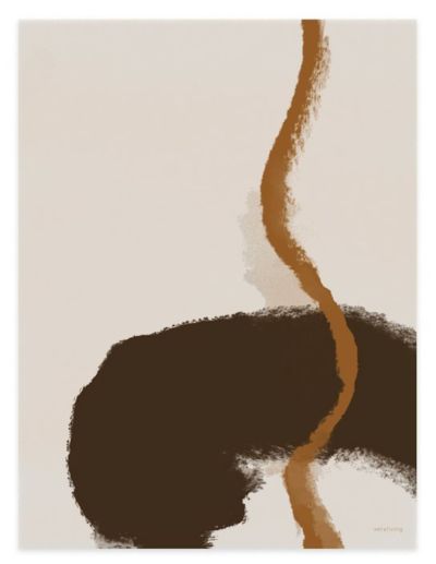 Xeraliving OSTRICH IN THE DESERT sellutaulu 30x40 cm