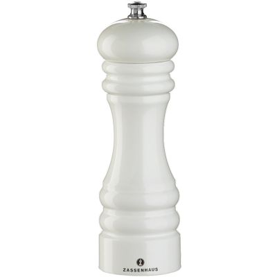 Zassenhaus Berlin-pippurimylly, 18 cm Kiiltävä valkoinen | Alk. 49,00 €