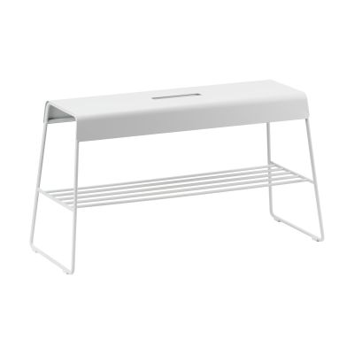 Zone Denmark A-bench ulkoilupenkki hyllyllä 45 cm Soft Grey