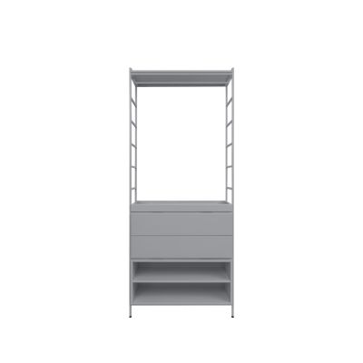 Zweed Molto korkea hyllyjärjestelmä Harmaa, 1 osa | Alk. 1 057,50 €