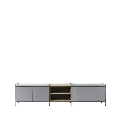 Zweed Molto matala sivupöytä Harmaa/tammi, 3 osaa | Alk. 1 286,10 €